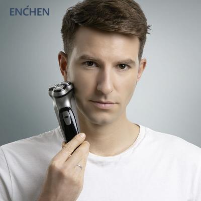 China Triple Face Electric Shavers Hair Salon Enchen Blade Hair Razor Grooming Wet Beard Shaving Machine Waterproof for sale