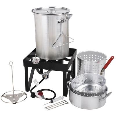 China Popular Propane Turkey Fryer 30qt Pot Kit With Accessories for sale