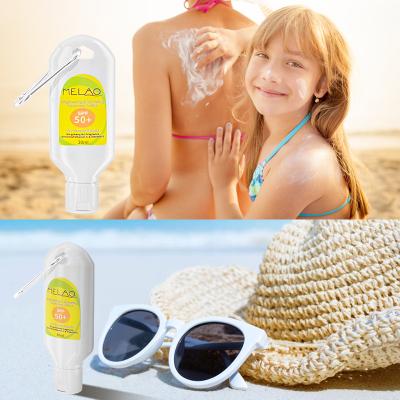 China Wholesale Private Label SPF 50 Organic Natural Sunscreen Skin Whitening Care Facial Massager Portable Sunscreen For Summer Women Beauty for sale