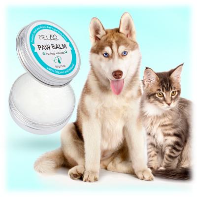 China Private Label Viable Natural Vegan OEM High Quality Moisturizing Butter Heals & Repairs Damaged Paws All-Natural Dog Paw Balm for sale