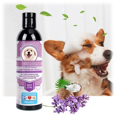 China Viable Wholesale Private Label Natural Organic Itch Relief Cleansing Anti Tick and Flea Moisturizer Professional Pet Shampoo for sale