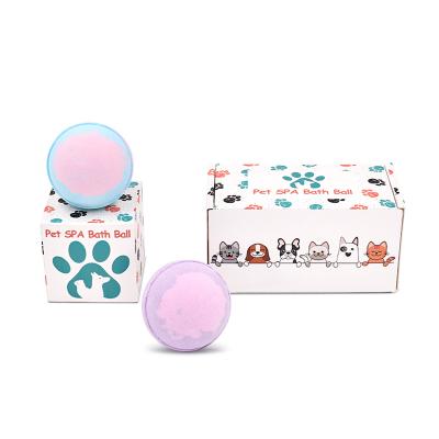 China Stocked Private Label Bubble Pet Bath Bombs Ball Shape Bomb Gift Effervescent Ball OEM/ODM for sale