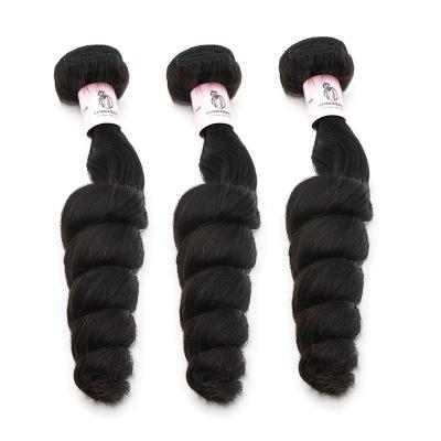 China Wholesale High Quality Loose Curly Hair Extension Wave Quality Liner Extensions She Have Loop Holes Spray Shampoo Human Ziplock Trend for sale