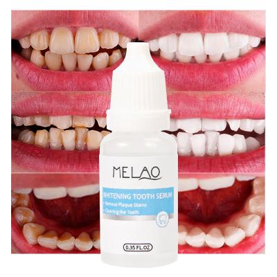 China Natural Organic Effect Melao Outstanding Private Label Oral Hygiene Whitening Serum Remove Plaque Stains Liquid Teeth Whitening Serum OEM for sale