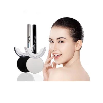 China Teeth Whitening Convenient Private Label Teeth Whitening Kits At Home Use Dental Bleaching LED Light for sale