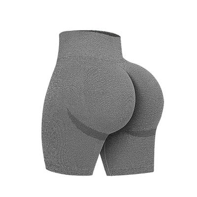 China Breathable Seamless shorts wholesale Europe America Summer high waisted running fitness yoga shorts Sports fitness short Women smile butt l for sale