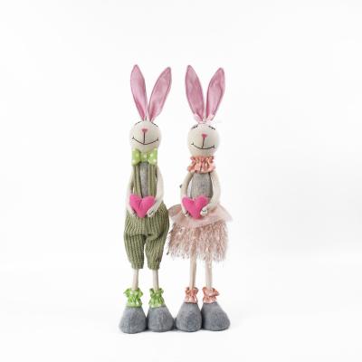 China 2022 New Factory Beautiful Environmentally Friendly Fabric Rabbit Valentine Products Unique Girls Gifts Valentines Day Gifts For Women for sale