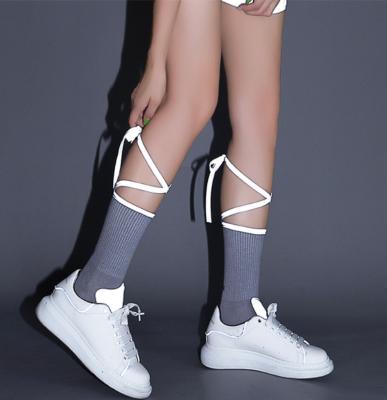 China Breathable Reflective In Night Fashion Club Dance Party Women Dress Socks for sale