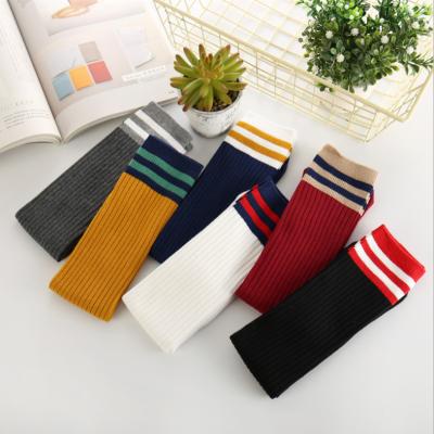 China Japanese Style Girl Sporty Warm Color Knee High Cute Fashion Bangs Cotton for sale