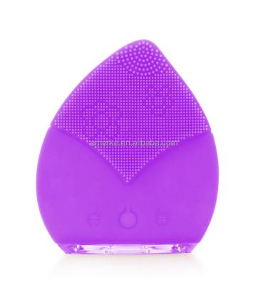 China Silicone Electric Facial Cleanser DEEP CLEANING Cleansing Brush Peeling Face Products for sale