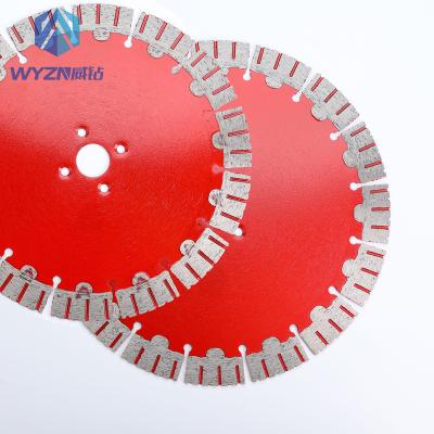 China High Speed.Straight Smooth Edge segment power tools accessories turbo blue silent hand surface diamond saw blade for concrete cutting for sale