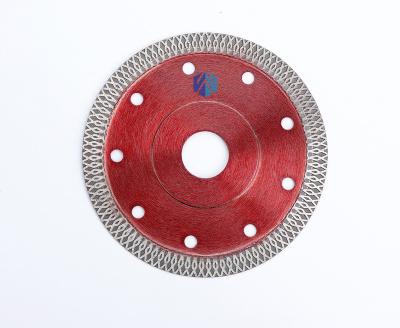 China High Speed.Straight Smooth Edge jumlee 4.5'' 125mm 4 8 inch wet use  thin surface hack wire diamond circular saw blades tile cutting for sale