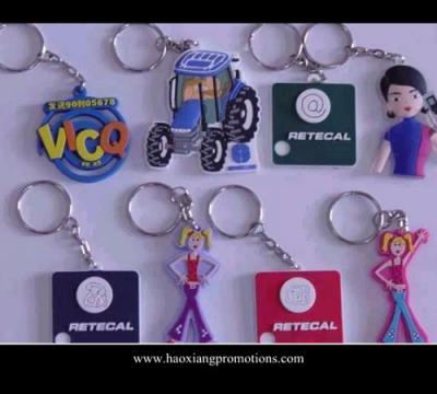 China Custom 3D pvc keychain for promotion|soft pvc rubber keychain for sale