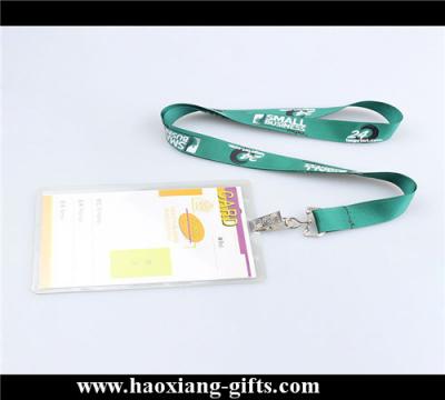 China Custom printing your logo 20*900mm any color polyester lanyard with id card for sale