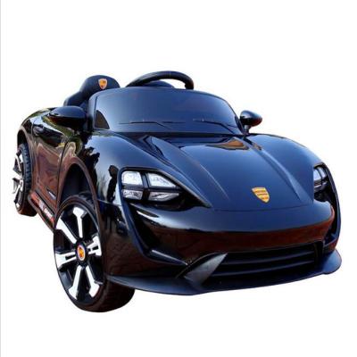 China Rechargeable Black color Kids Toy car 6V4ah*2 Electric Ride On Car for sale