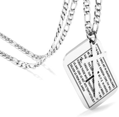 China FASHIONABLE Custom Made High Quality Cross Pendant Necklaces Diy Chains Stainless Steel Pendants for sale