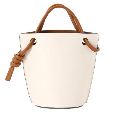 China 100% Eco-friendly PU Leather Stylish Bucket Bags For Women 2021 New Fashion Handbag Travel Female Shoulder Bags for sale