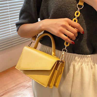 China 100% Eco-friendly Luxury Acrylic Chains Bag For Women Cross Body Clips Personality Handbags Top Handle Sling Bags For Women for sale