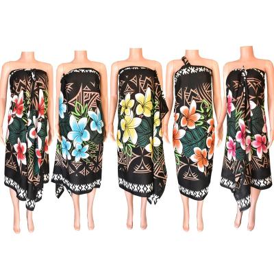 China Printed Pareo wrap skirt swimwear lady beach sarongs plus size NEW design swim beach cover up for women for sale