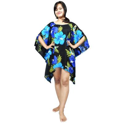 China Breathable Woman Beach Dress Loose Short Swimwear Cover Up Summer Dress Casual Dress for sale