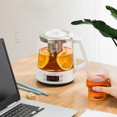 China Digital Control Cordless Multifunctional Temperature Kettle 800ml Adjustable Electric Tea Kettle With High Borosilicate Glass Life Element for sale