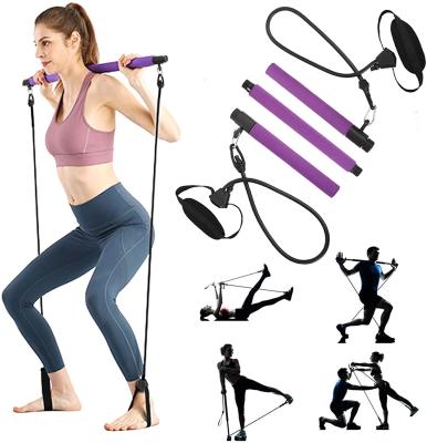 China Removable Design Pilates Bar Kit Adjustable Custom Stick Pilates Bar Set for sale