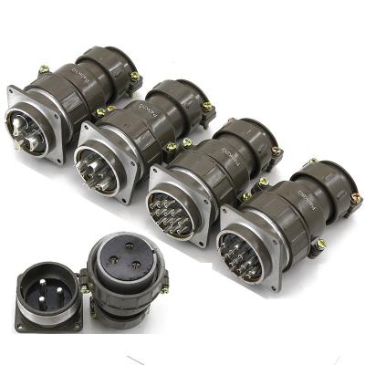 China P40Aviation Socket 3 Core Receptacle 9.14.16 WZAZDQ Automotive Power Connector for sale