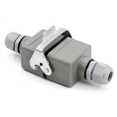 China Aviation Automotive Heavy Duty Industrial Plug Hot Runner Connector 4 Core Butt Plug Cable Connector for sale