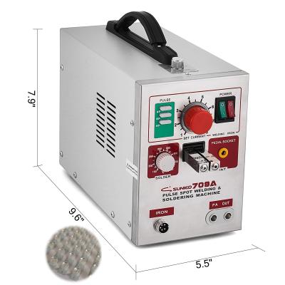 China Building Material Shops LED Lights 709A Spot Welder For Battery Pack Chain 0.05-0.35mm Battery 220V Spot Welding Diy Welder for sale