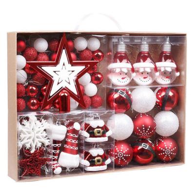 China Christmas Home Plastic Clear Transparent Balls Festival Decoration Diy Christmas Ornaments Creative Christmas Tree and House for sale