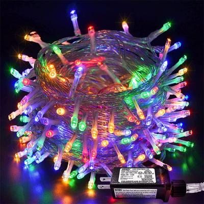 China Christmas Light Led Christmas PVC Cable Decorative Light Transparent Color Changing Christmas Led for sale