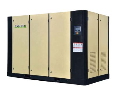 China 50-150Hp 8-10Bar 160kw Lubricated Permanent Magnetic Screw Air Compressor For Paper Mill for sale