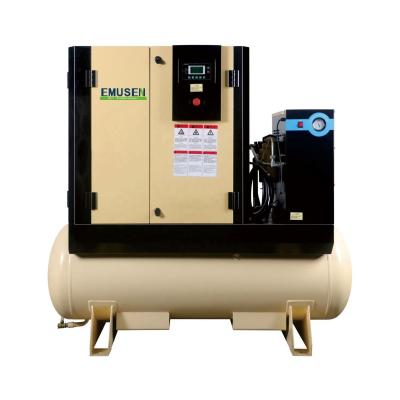 China Hot Sale Lubricated 8-50 KW 1.52 m^3/min 11 Bar 8-10 Bar Space Saving Service Cheap Quiet Screw Air Compressor for sale