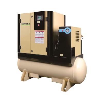 China Lubricated 8 Hp 0.7 m^3/min Hot Selling Screw Air Compressor High Quality Inline 24 8 Bars for sale