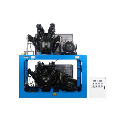 China 4.0 m^3/min 40 Bar Hot Durable Reliable 22*2 OIL-LESS 2020 KW Piston Compressor Medical Industries High Pressure Use for sale