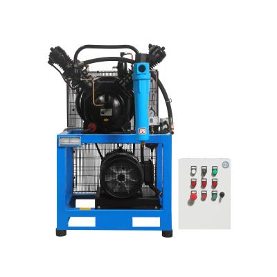 China OIL-LESS Industrial Widely Use Single Stage Booster Air Compressor Medium Pressure 3.0 m^3/min 3.0-4.0 Mpa 11 Kw for sale