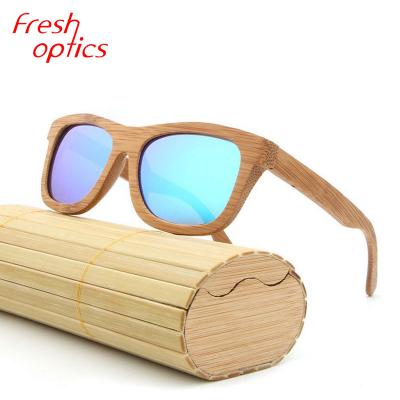 China Fashion Sunglasses Handmade Bamboo Sunglasses With Blue Coating Polarized Lens Sunglasses Custom for sale