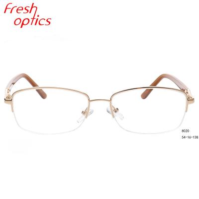 China Fashion using low moq wholesale metal glasses frames optical glasses for men for sale