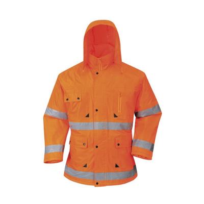 China Factory Wholesale Custom Made Water Proof Winter Safety Waterproof Breathable Reflective Jacket Hi Viz for sale