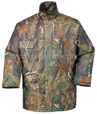 China Camouflage Coat Polyester Breathable Cloth Winter Waterproof Breathable Outdoor Windproof Hunting Wear for sale