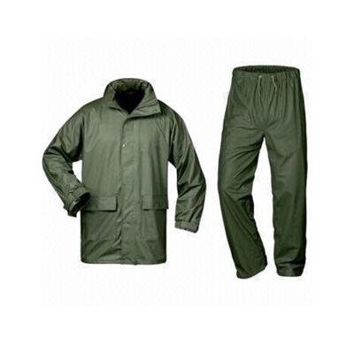 China PU 100% Hot Selling Waterproof And Windproof Durable PU Raincoat for sale