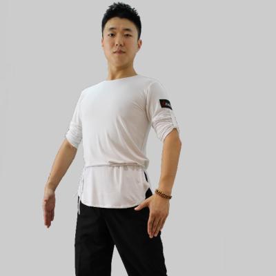 China from above & Tees Exercise Straitjacket Straitjacket T-shirt Latin Dancewear Latin Dance Wear Men's Dancewear for sale