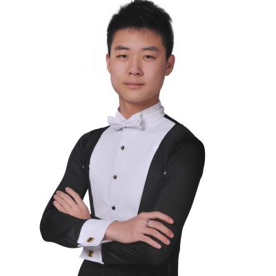 China Slim Fit Tuxedo Shirt Long Sleeve Tuxedo Shirt Tights for sale