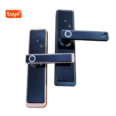 China Hot Selling Fingerprint Fingerprint Home System Code Anti-peep Code Safe Password Safe Keypad Electric Smart Door Lock for sale