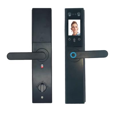 China 40-120 Amazon Best Selling Fingerprint Digital Keyless Intelligent Face Recognition Smart Door Lock for sale