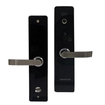 China Good Quality Anti-peep Smart Fingerprint Door Lock 304 Stainless Steel Code Exported Biometric Lock for sale