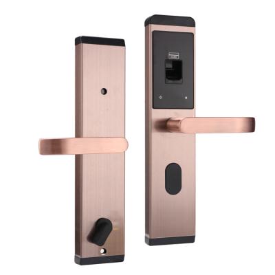 China Newest Promotion Code Anti-peep Price Smart Fingerprint Door Lock Stainless Steel Code Lock Biometric Lock Red Bronze Black for sale