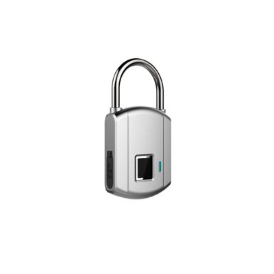 China Bag USB Rechargeable Metal Combination Door Lock Smart Fingerprint Waterproof Padlock Quick Open Zinc Alloy Padlock for sale