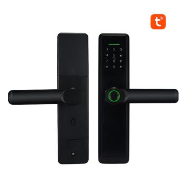 China Apartment Bilixo Tuya smart lock rfid IC cardf Wifi APP Combination home security biometric fingerprint lock automatic biometric lock for sale