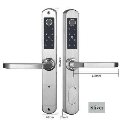 China Latest High Quality Anti-peep Code Style Smart Fingerprint Door Lock 304 Stainless Steel Biometric Code Lock for sale